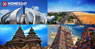 List out the top 10 tourist places in Chennai?